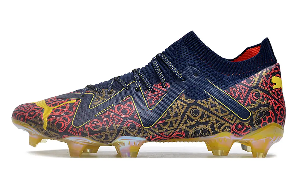 Puma Future Ultimate FG - Navy/Crimson Red/Golden Yellow