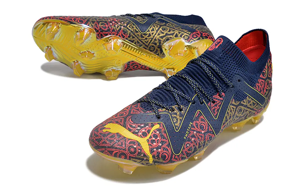 Puma Future Ultimate FG - Navy/Crimson Red/Golden Yellow