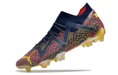 Puma Future Ultimate FG - Navy/Crimson Red/Golden Yellow