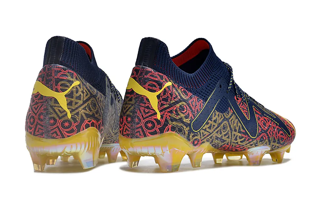 Puma Future Ultimate FG - Navy/Crimson Red/Golden Yellow