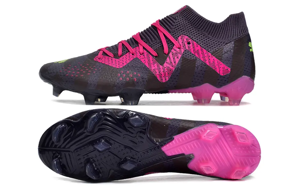 Puma Future Ultimate FG - Black/Neon Pink/Electric Green