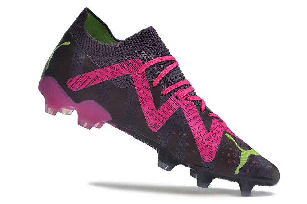 Puma Future Ultimate FG - Black/Neon Pink/Electric Green