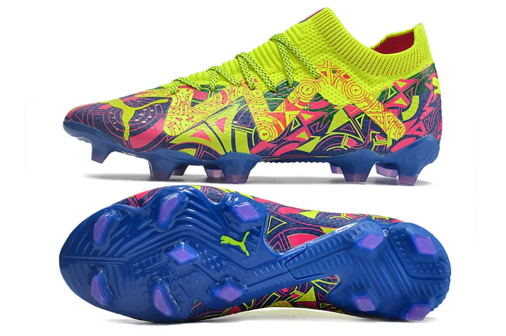 Puma Future Ultimate FG - Yellow/Neon Green/Hot Pink
