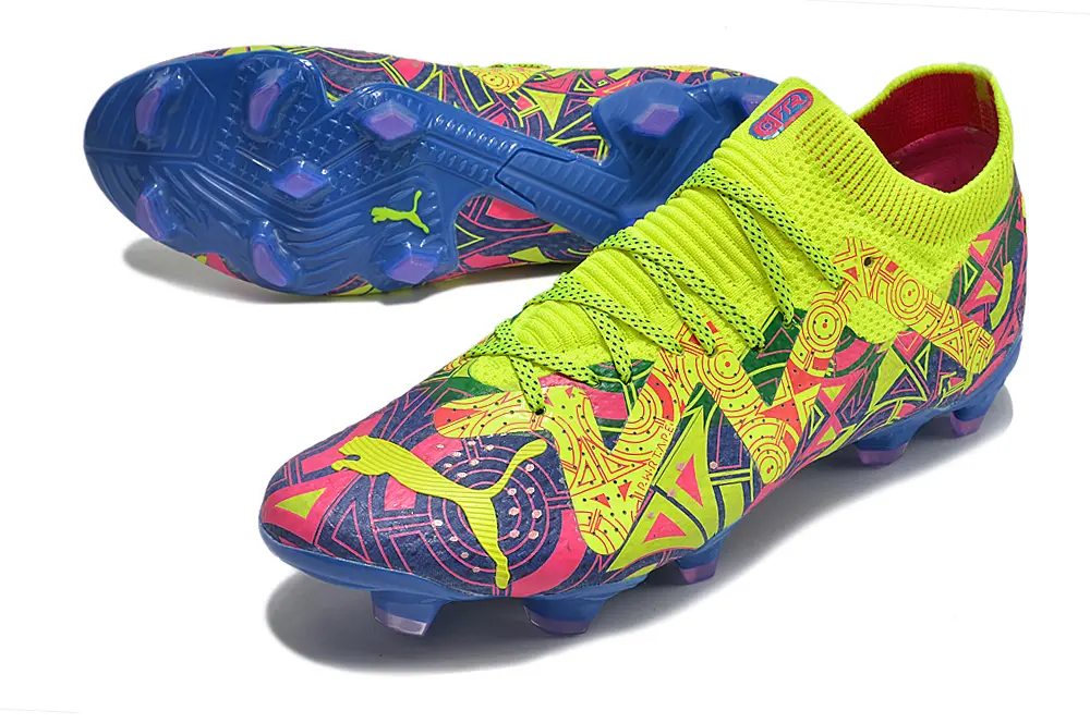 Puma Future Ultimate FG - Yellow/Neon Green/Hot Pink