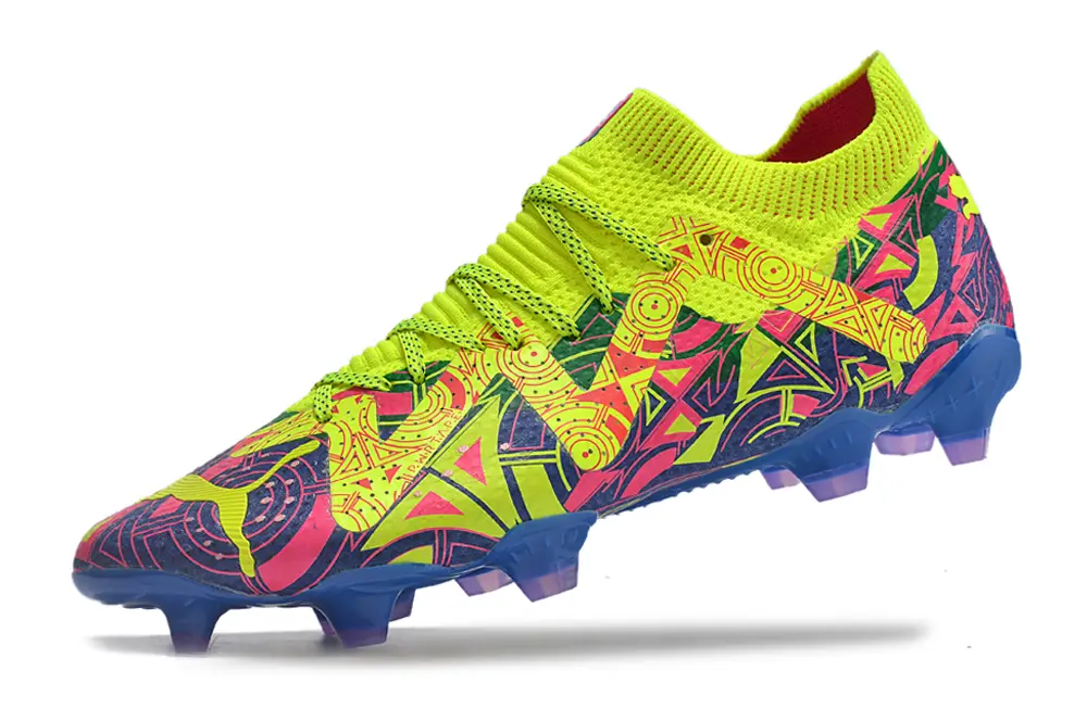 Puma Future Ultimate FG - Yellow/Neon Green/Hot Pink