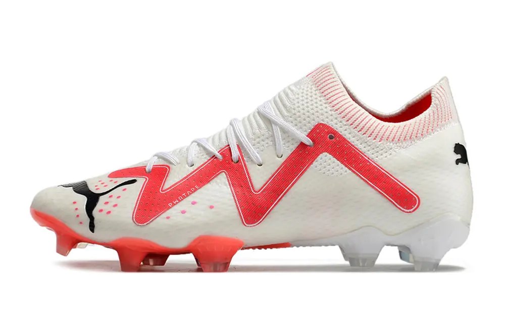 Puma Future Ultimate FG - White/Neon Pink/Red
