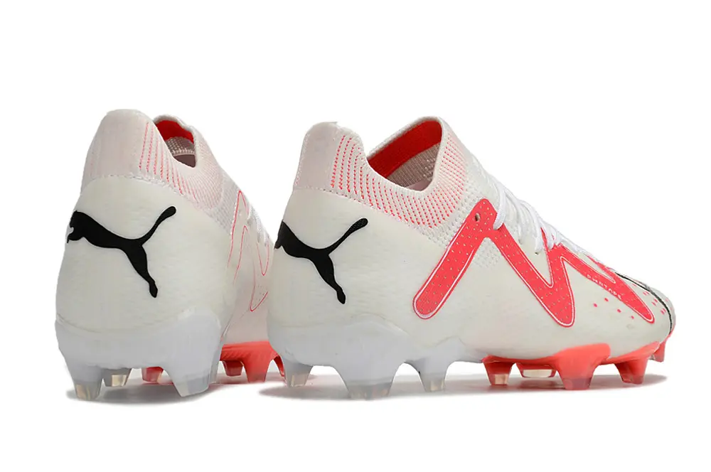 Puma Future Ultimate FG - White/Neon Pink/Red