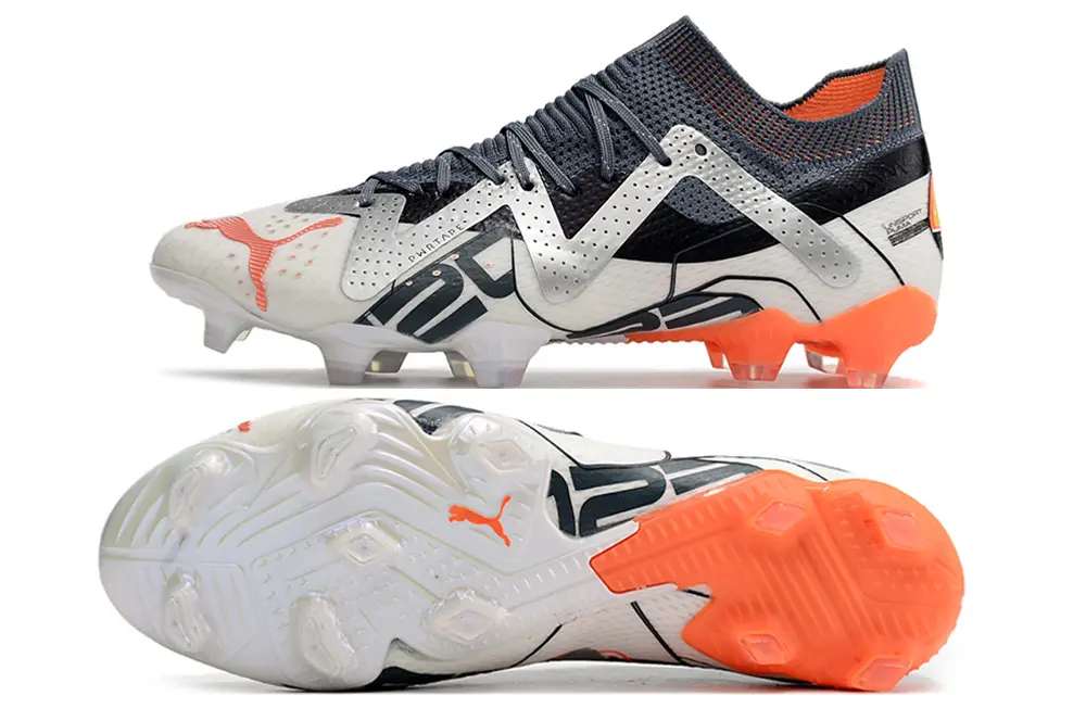 Puma Future Ultimate FG - White/Crisp White/Fiery Orange