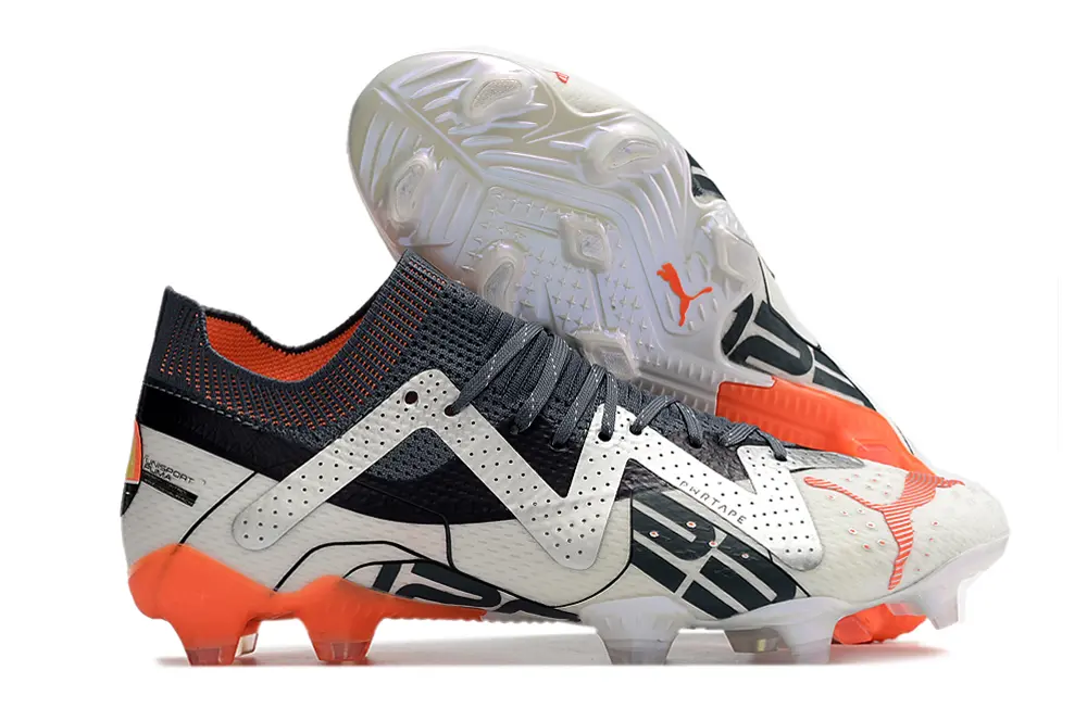 Puma Future Ultimate FG - White/Crisp White/Fiery Orange