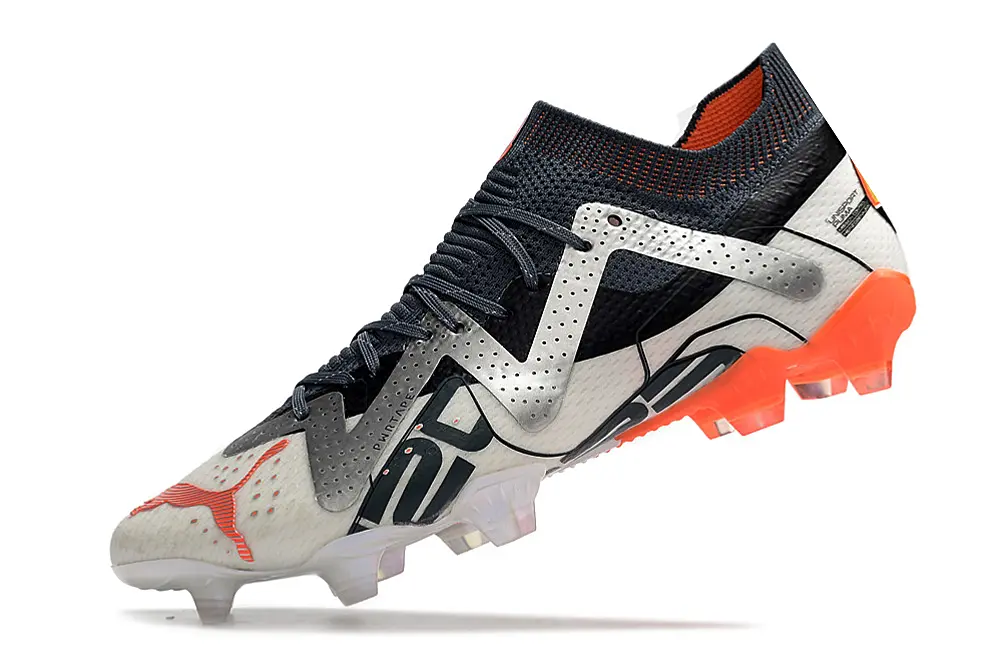 Puma Future Ultimate FG - White/Crisp White/Fiery Orange