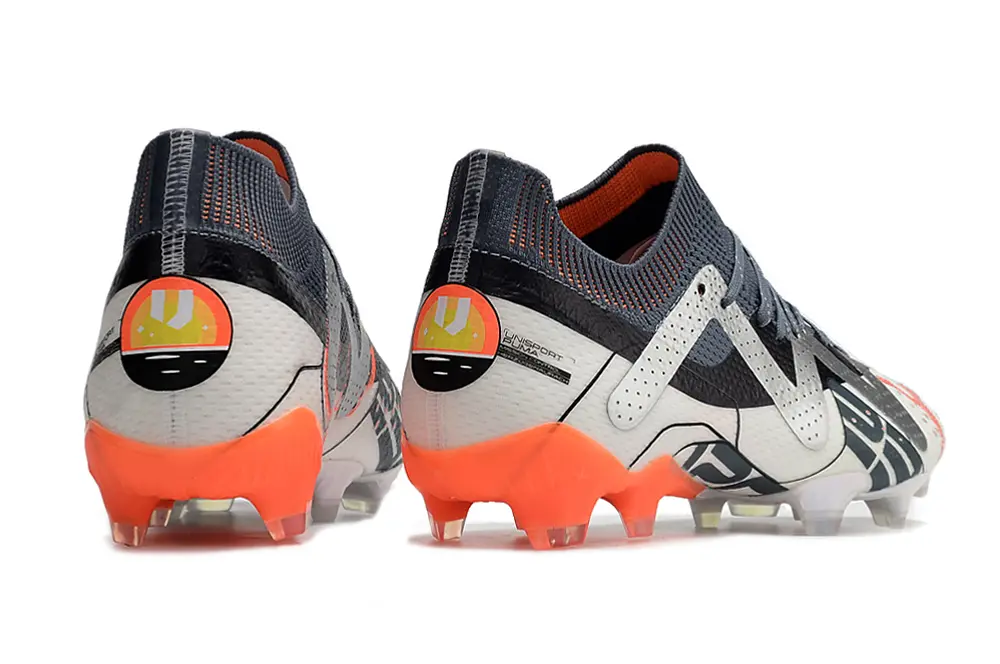 Puma Future Ultimate FG - White/Crisp White/Fiery Orange