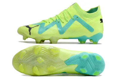 Puma Future Ultimate FG - Yellow/Luminous Yellow/Aquatic Blue