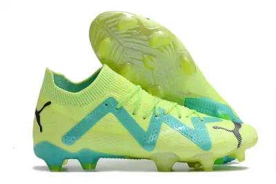 Puma Future Ultimate FG - Yellow/Luminous Yellow/Aquatic Blue