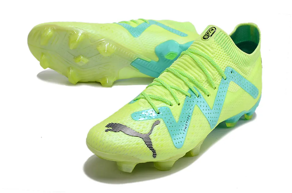 Puma Future Ultimate FG - Yellow/Luminous Yellow/Aquatic Blue