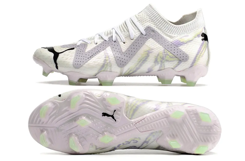 Puma Future Ultimate FG - White/Lavender Mist/Light Green