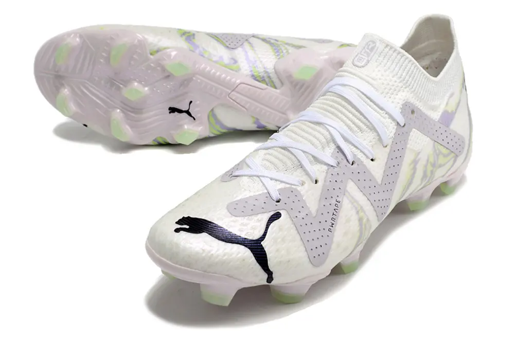 Puma Future Ultimate FG - White/Lavender Mist/Light Green