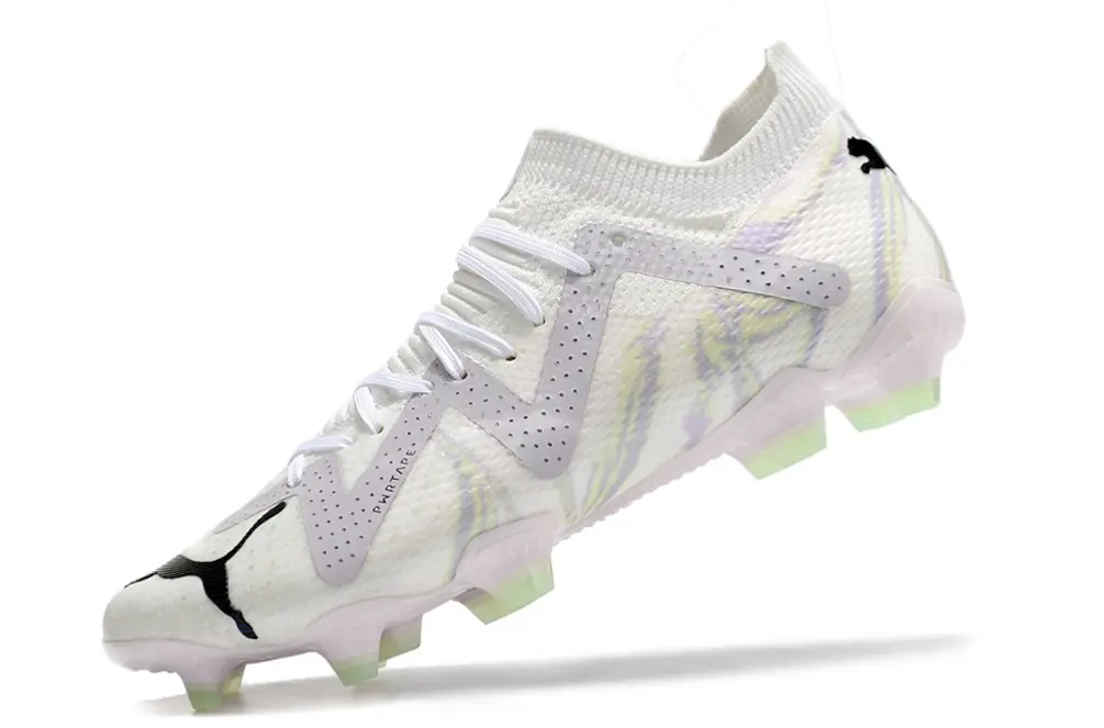 Puma Future Ultimate FG - White/Lavender Mist/Light Green