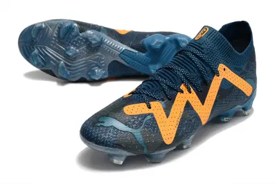 Puma Future Ultimate FG - Navy/Electric Orange/Light Blue