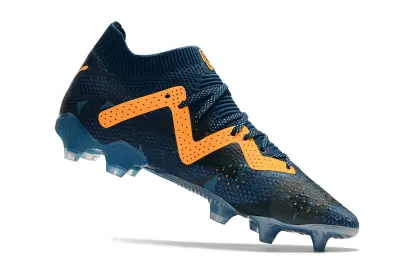 Puma Future Ultimate FG - Navy/Electric Orange/Light Blue