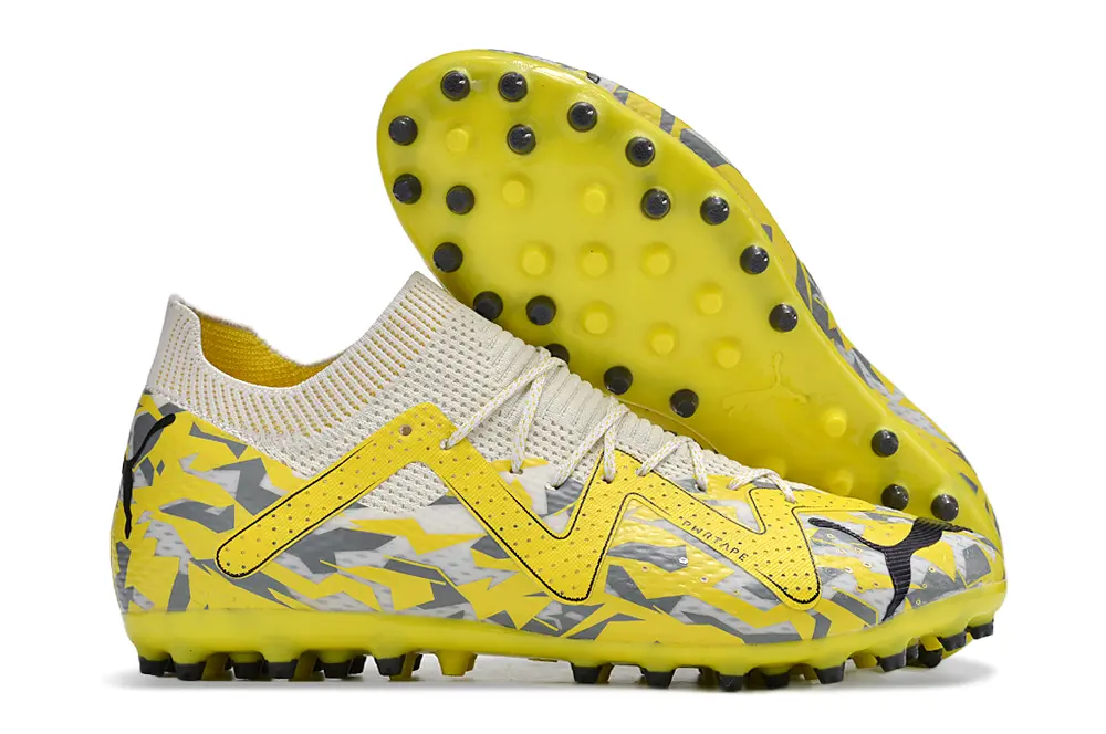 Puma Future Ultimate MG - Yellow/Bright Yellow/Shimmer Grey