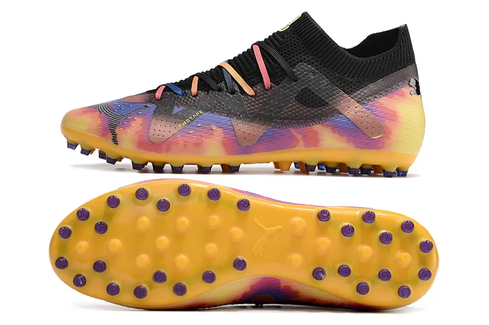 Puma Future Ultimate MG - Black/Vivid Sunset/Mystic Purple