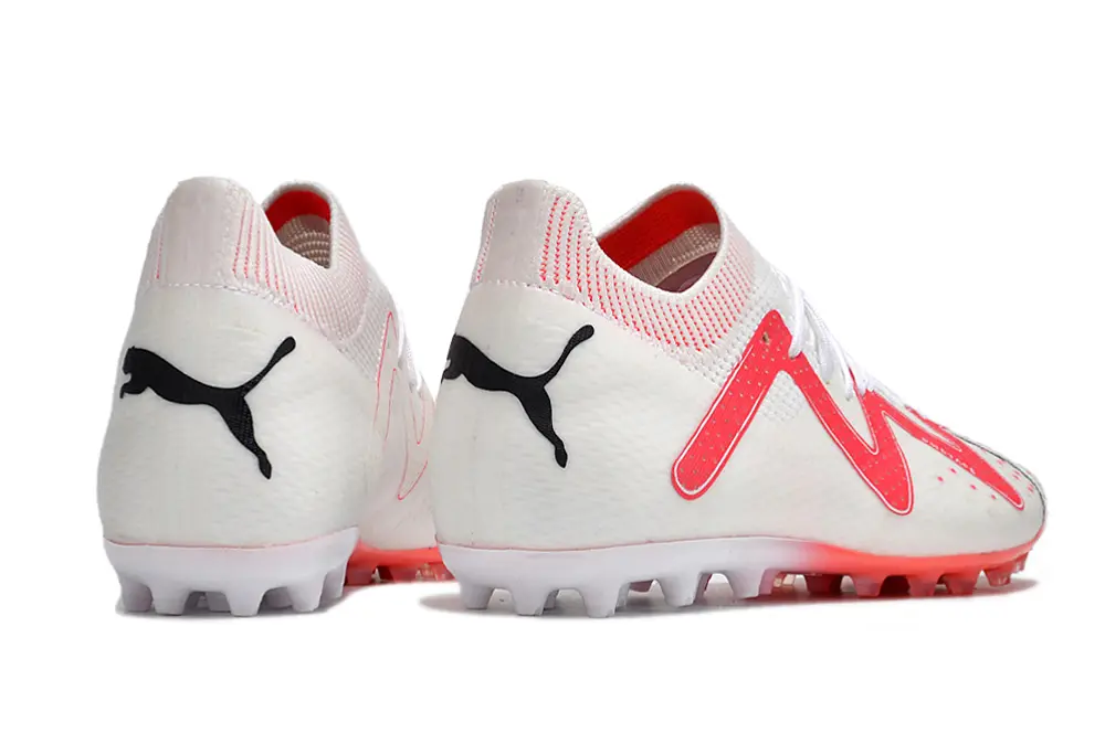 Puma Future Ultimate MG - White/Flame Orange/Solar Red