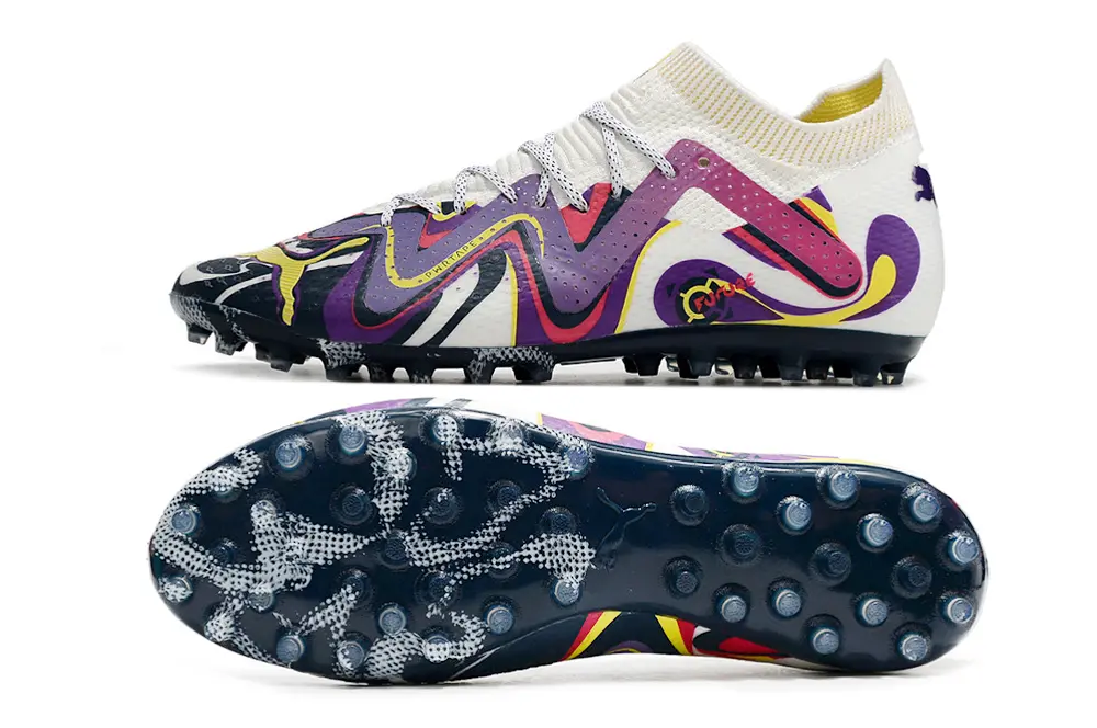 Puma Future Ultimate MG - White/Vibrant Purple/Royal Blue