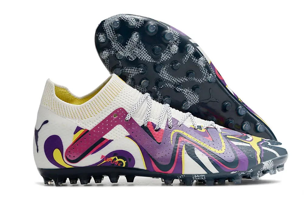 Puma Future Ultimate MG - White/Vibrant Purple/Royal Blue