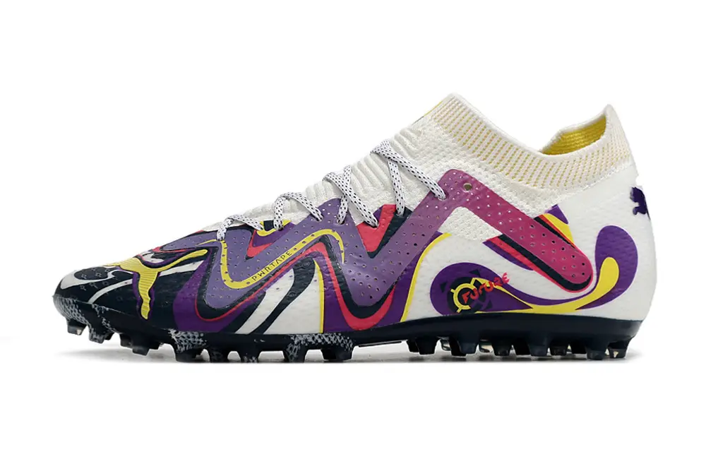 Puma Future Ultimate MG - White/Vibrant Purple/Royal Blue