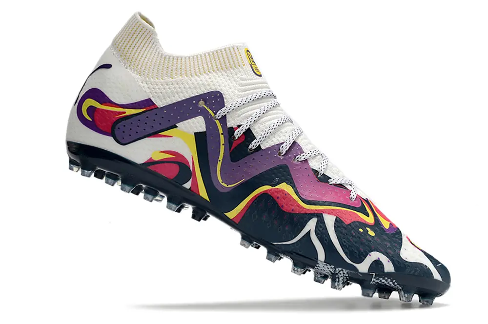 Puma Future Ultimate MG - White/Vibrant Purple/Royal Blue