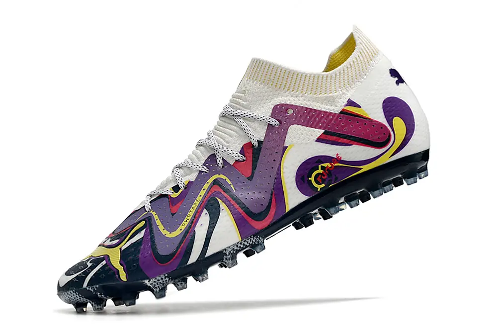 Puma Future Ultimate MG - White/Vibrant Purple/Royal Blue