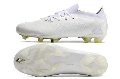 Adidas Predator Accuracy.1 FG - White/Pearl White/Soft Yellow