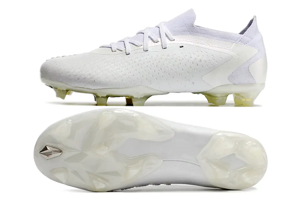 Adidas Predator Accuracy.1 FG - White/Pearl White/Soft Yellow