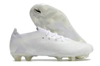 Adidas Predator Accuracy.1 FG - White/Pearl White/Soft Yellow