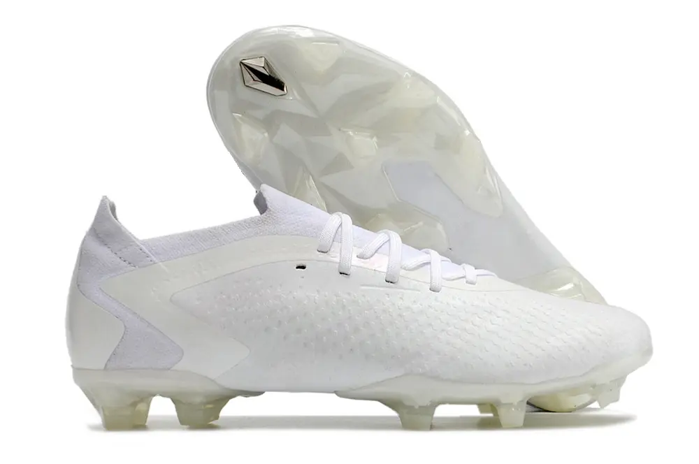 Adidas Predator Accuracy.1 FG - White/Pearl White/Soft Yellow