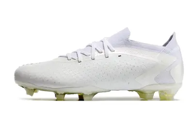 Adidas Predator Accuracy.1 FG - White/Pearl White/Soft Yellow