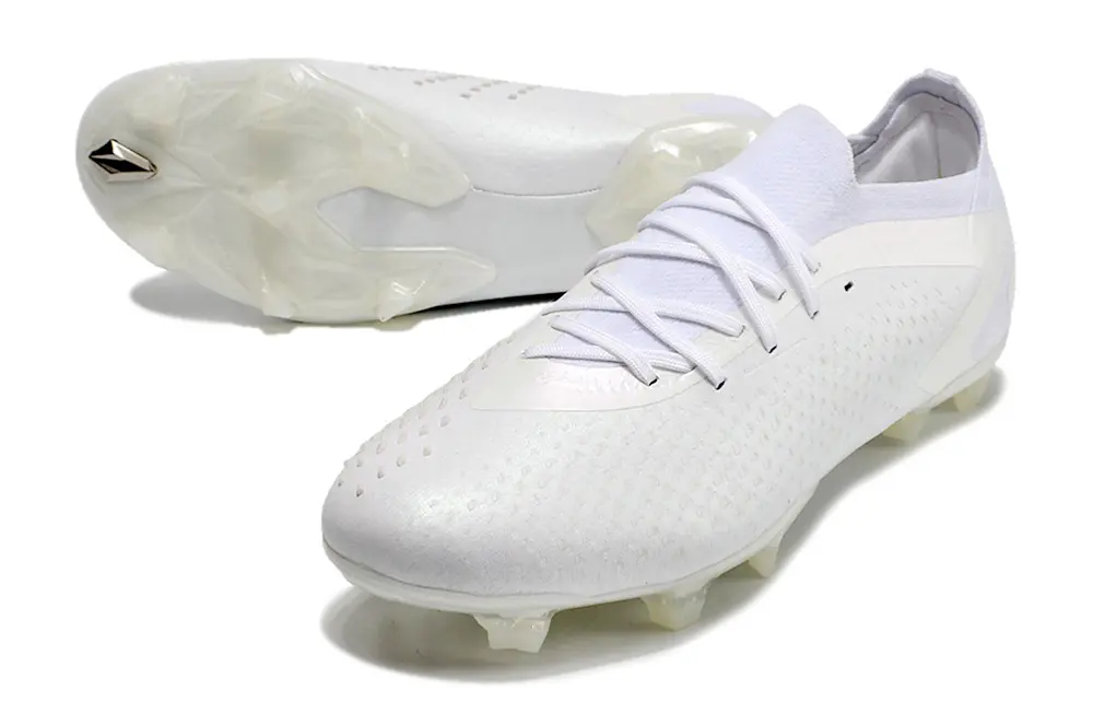 Adidas Predator Accuracy.1 FG - White/Pearl White/Soft Yellow