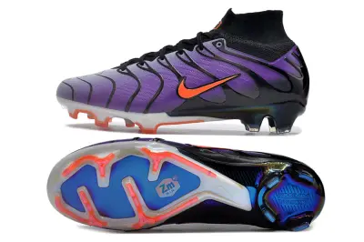 Nike Air Zoom Mercurial Superfly 9 Elite FG - Purple/Neon Orange/Black