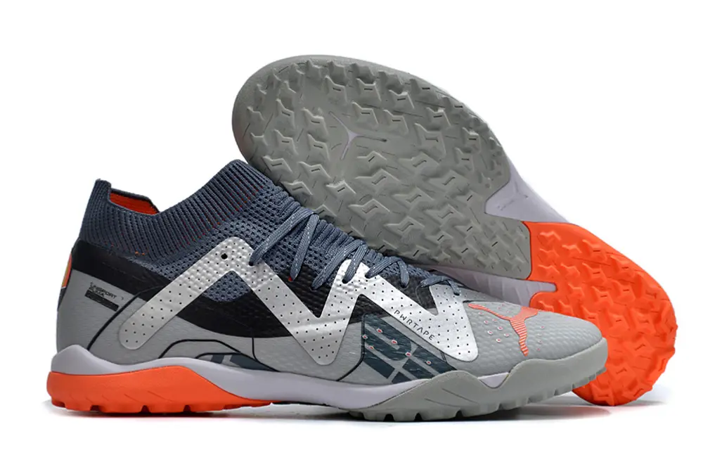 Puma Future Ultimate TF - Gray/Bright Orange/Charcoal Black