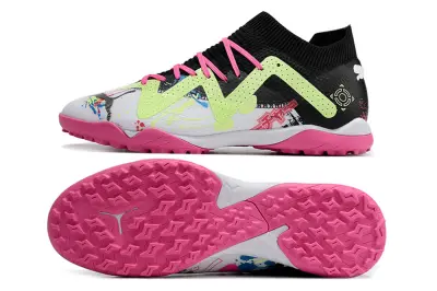 Powercat Tokyo Match x Puma Future Ultimate TF - Black/Neon Green/Pink Blast