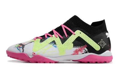 Powercat Tokyo Match x Puma Future Ultimate TF - Black/Neon Green/Pink Blast