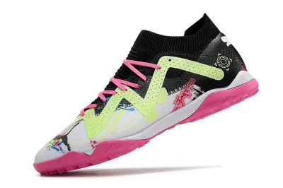 Powercat Tokyo Match x Puma Future Ultimate TF - Black/Neon Green/Pink Blast