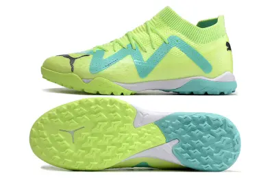 Puma Future Ultimate TF - Lime/Aqua Blue/Neon Yellow