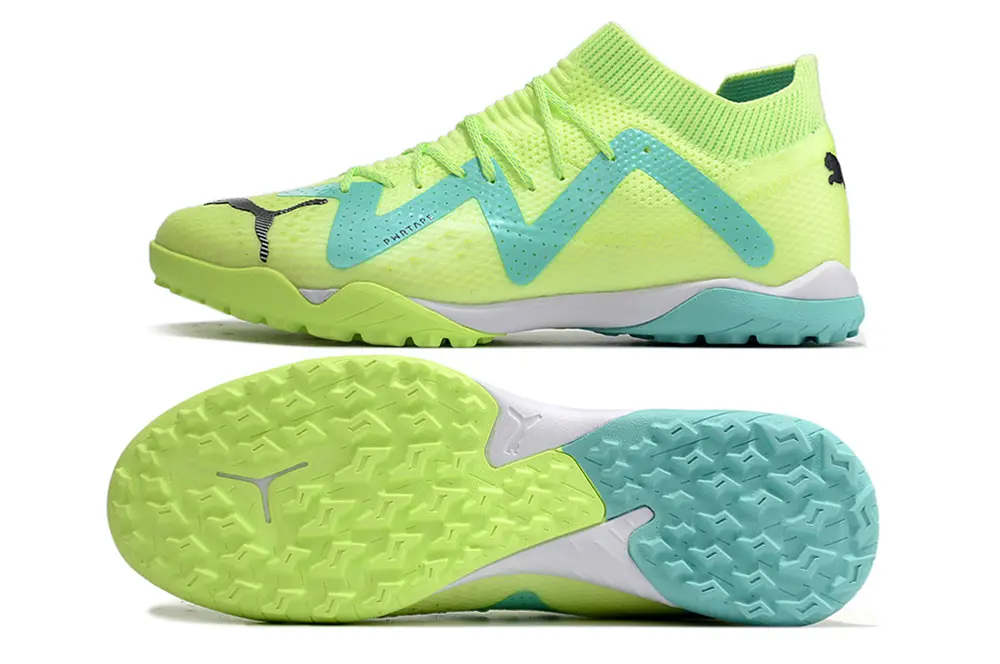 Puma Future Ultimate TF - Lime/Aqua Blue/Neon Yellow