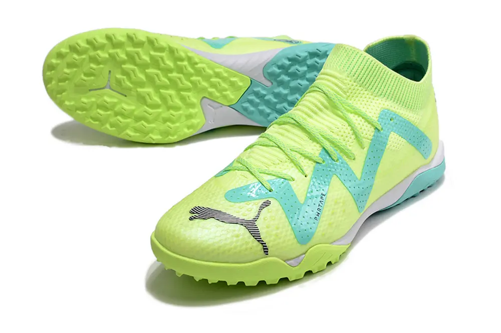 Puma Future Ultimate TF - Lime/Aqua Blue/Neon Yellow
