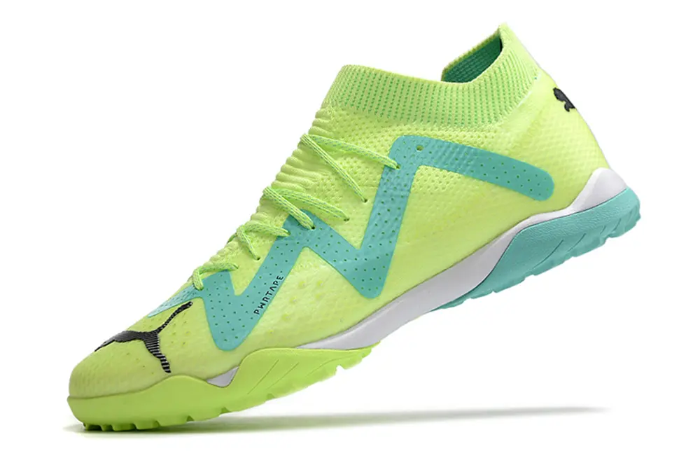 Puma Future Ultimate TF - Lime/Aqua Blue/Neon Yellow