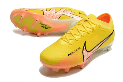 Nike Air Zoom Mercurial Vapor 15 Elite SG - Yellow/Sunshine Yellow/Coral Pink
