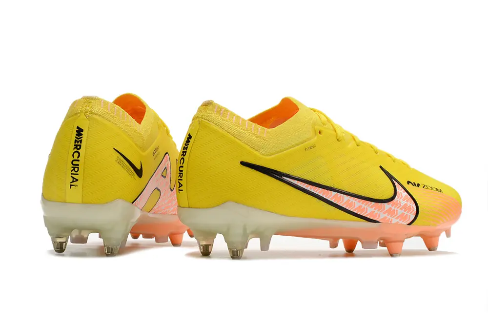 Nike Air Zoom Mercurial Vapor 15 Elite SG - Yellow/Sunshine Yellow/Coral Pink