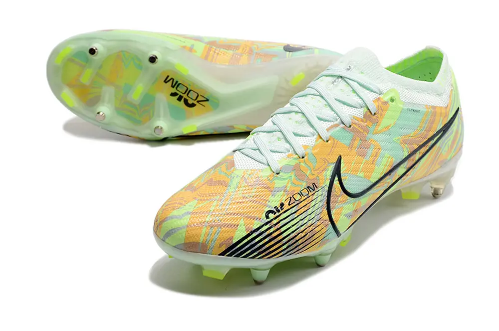 Nike Air Zoom Mercurial Vapor 15 Elite SG - Yellow/Lime Green/Citrus Orange