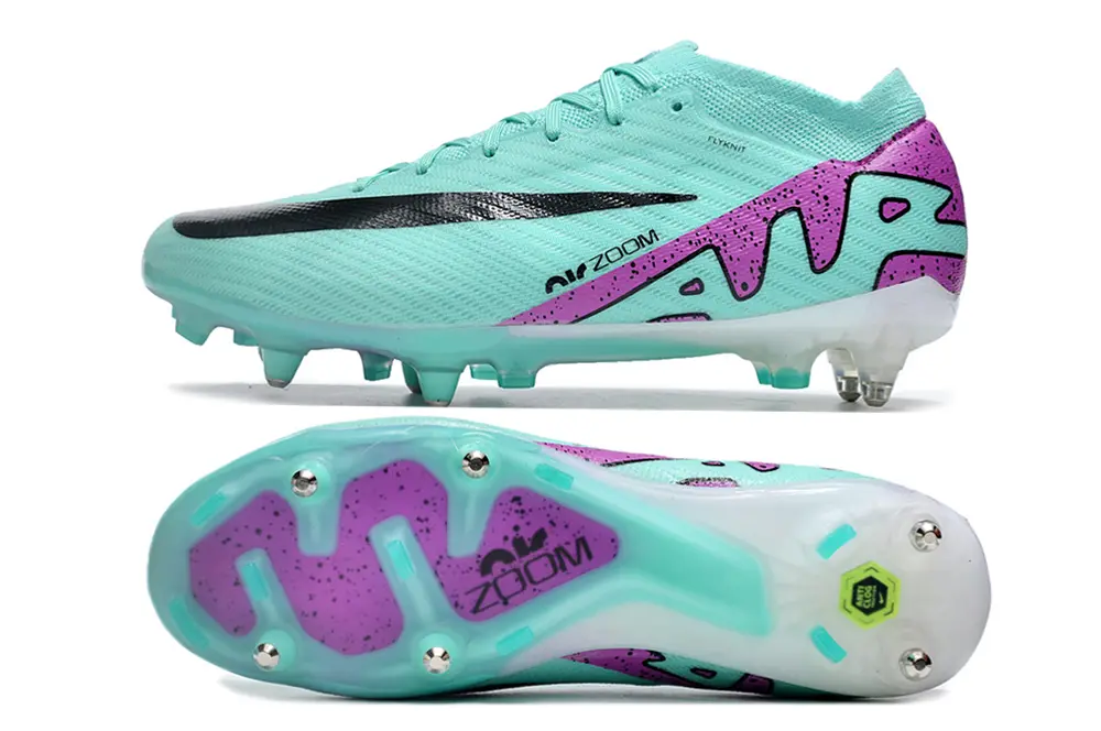 Nike Air Zoom Mercurial Vapor 15 Elite SG - Aqua/Vibrant Purple/Pure Black